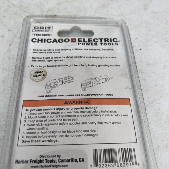 WARRIOR Carbide Grit Finger Rasp for Oscillating Multi-Tools - Picture 8 of 8